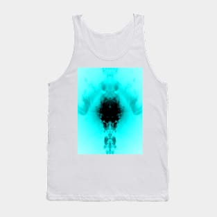 Teal Inkblot Tank Top